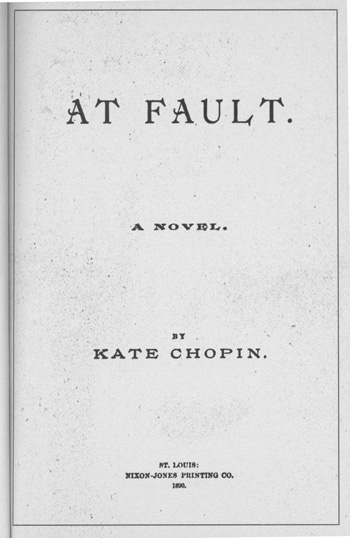 <i>At Fault</i> Cover